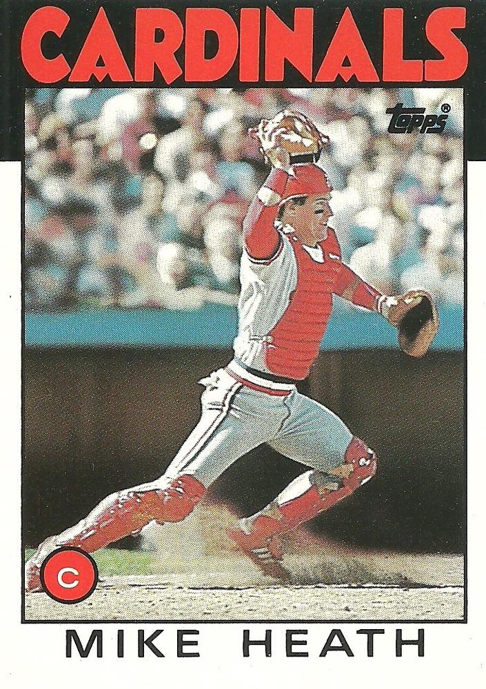 Mike Heath Topps Baseball Card S Baseball