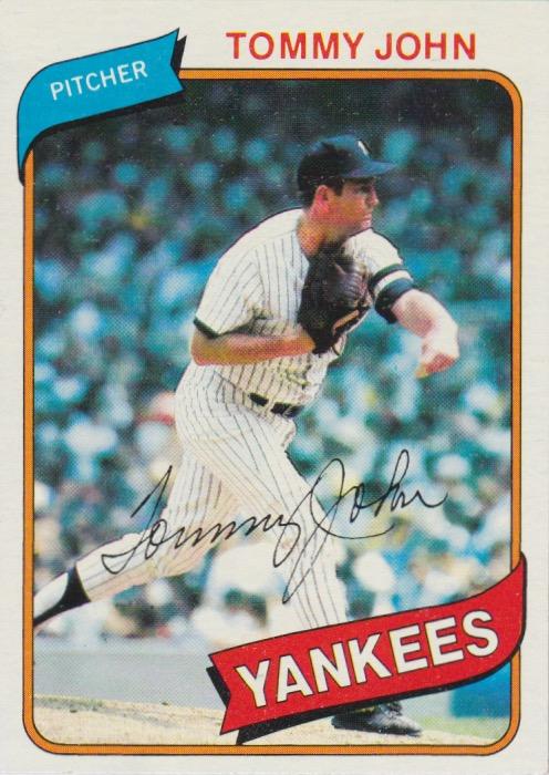 Tommy John Topps Baseball Card S Baseball