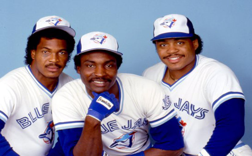 George Bell, Lloyd Moseby and Jesse Barfield of the Toronto Blue Jays  News Photo - Getty Images