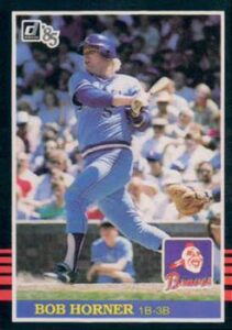 Bob Horner 1985 Donruss Baseball Card