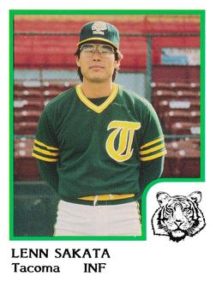 Lenn Sakata 1986 minor league baseball card