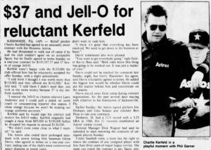 Charlie Kerfeld 1987 contract
