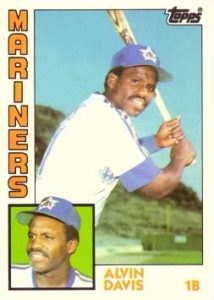 Alvin Davis 1984 baseball card