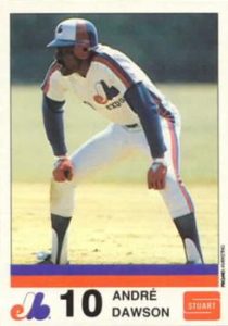 Andre Dawson 1983 baseball card