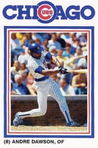Andre Dawson 1987 baseball card