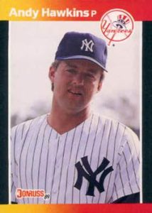 Andy Hawkins 1989 Donruss Baseball Card