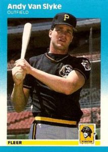 Andy Van Slyke 1987 Fleer Update Baseball Card