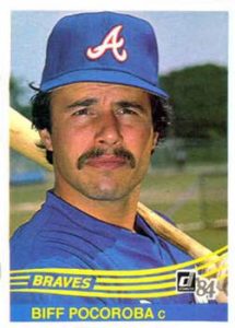 Biff Pocoroba 1984 Donruss Baseball Card