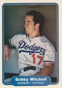 Bobby Mitchell 1982 Fleer Baseball Card