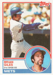 Brian Giles 1983 baseball card