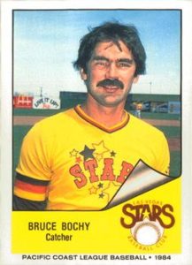 Bruce Bochy 1984 baseball card