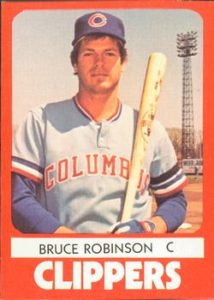 Bruce Robinson 1980 minor league baseball card