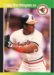 Craig Worthington 1989 Donruss Baseball Card