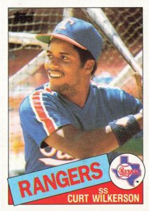 Curt Wilkerson 1985 Baseball Card