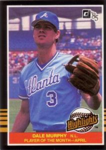 Dale Murphy 1985 baseball card