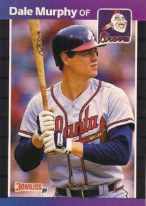 Dale Murphy 1989 baseball card