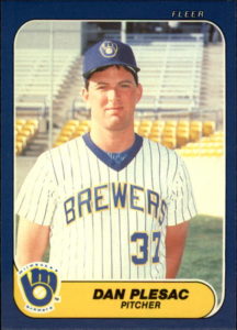 Dan Plesac 1986 baseball card