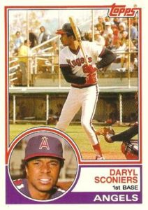 Daryl Sconiers 1983 baseball card