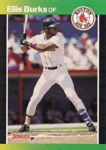 Ellis Burks 1989 baseball card