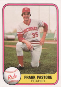 Frank Pastore 1981 Fleer Baseball Card