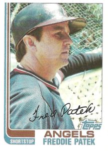 Freddie Patek 1982 Topps baseball card