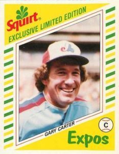 Gary Carter 1982 baseball card2