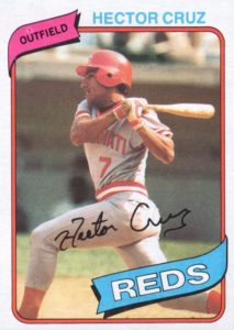 Hector Cruz 1980 Baseball card