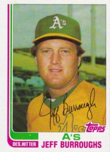 Jeff Burroughs 1982 Topps Traded Baseball Card