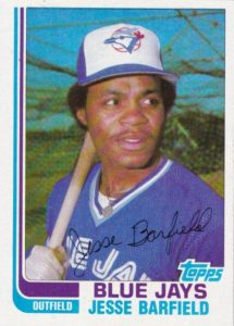 Jesse Barfield 1982 baseball card
