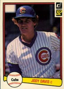 Jody Davis 1982 baseball card
