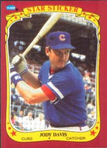 Jody Davis 1986 baseball card