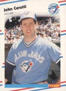John Cerutti 1988 baseball card