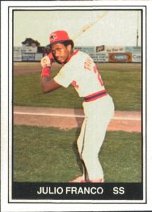 Julio Franco 1982 baseball card