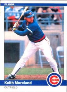 Keith Moreland 1984 baseball card