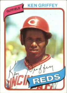 Ken Griffey baseball card 1980