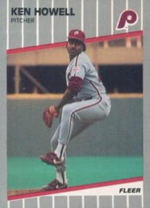 Ken Howell 1989 Fleer Baseball Card