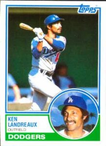 Ken Landreaux baseball card
