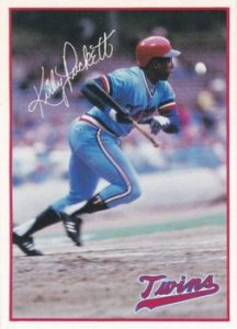 Kirby Puckett 1985 baseball card