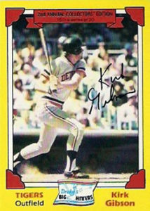 1982 Topps Blog: Card #105: Kirk Gibson