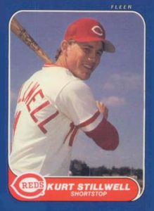 Kurt Stillwell 1986 Fleer update baseball card