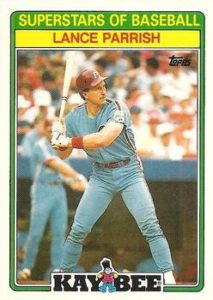 Lance Parrish 1988 baseball card