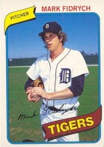 Mark Fidrych 1980 baseball card