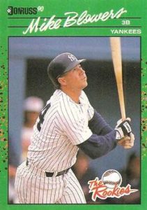 Mike Blowers baseball card 1990
