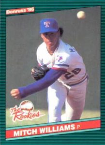 Mitch Williams 1986 Donruss Baseball Card