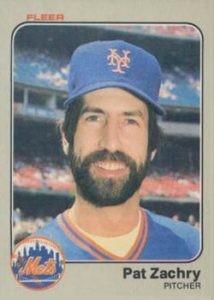 Pat Zachry 1983 baseball card