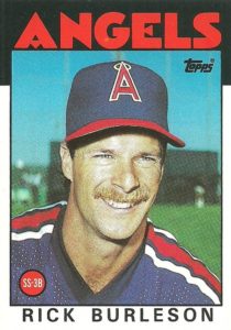 Rick Burleson 1986 Topps baseball card