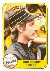 Rod Scurry 1981 Fleer Baseball Card