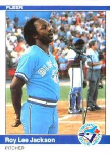 Roy Lee Jackson 1984 baseball card