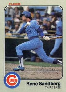 Ryne Sandberg 1983 baseball card