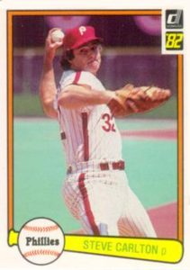 Steve Carlton 1982 baseball card